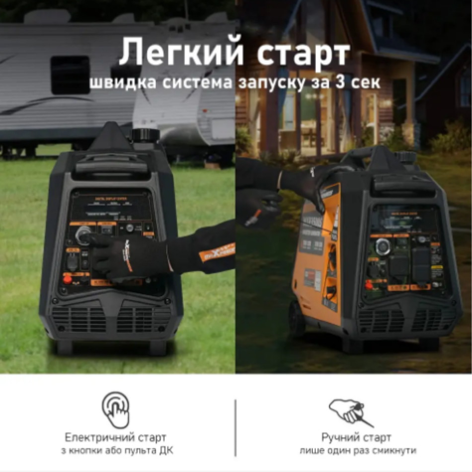 Інверторний генератор MaXpeedingRods MXR3500 S - 3,5кВт - Зображення 6