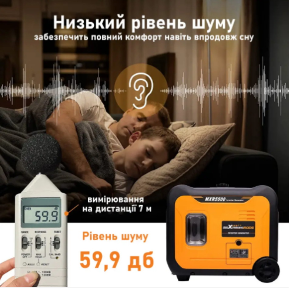 Інверторний генератор MaXpeedingRods MXR5500 - 5,5кВт - Зображення 5